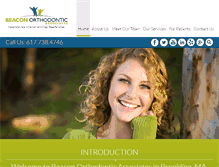 Tablet Screenshot of beaconorthodontics.com